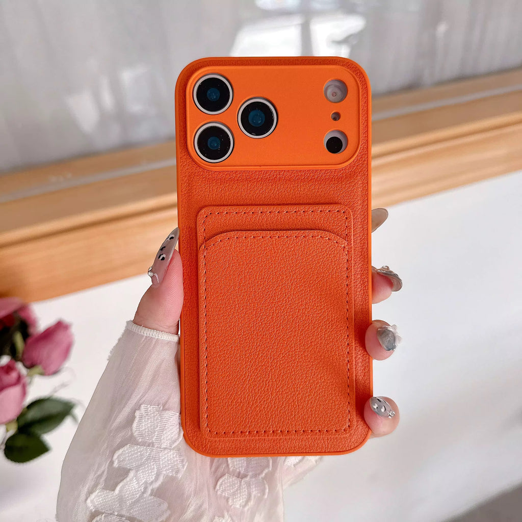 Coque de téléphone magnétique en TPU motif Litchi